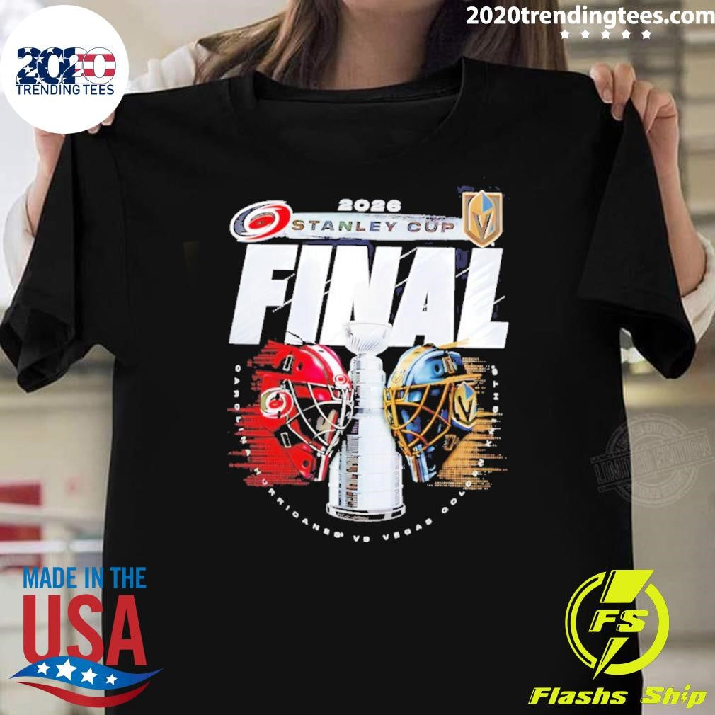 Carolina Hurricanes Vs. Vegas Golden Knights 2026 Stanley Cup Final Matchup Shirt Unisex T-shirt, Sweatshirt, Hoodie, Long Sleeve Tee - T-Shirt, Sweatshirt, Hoodie