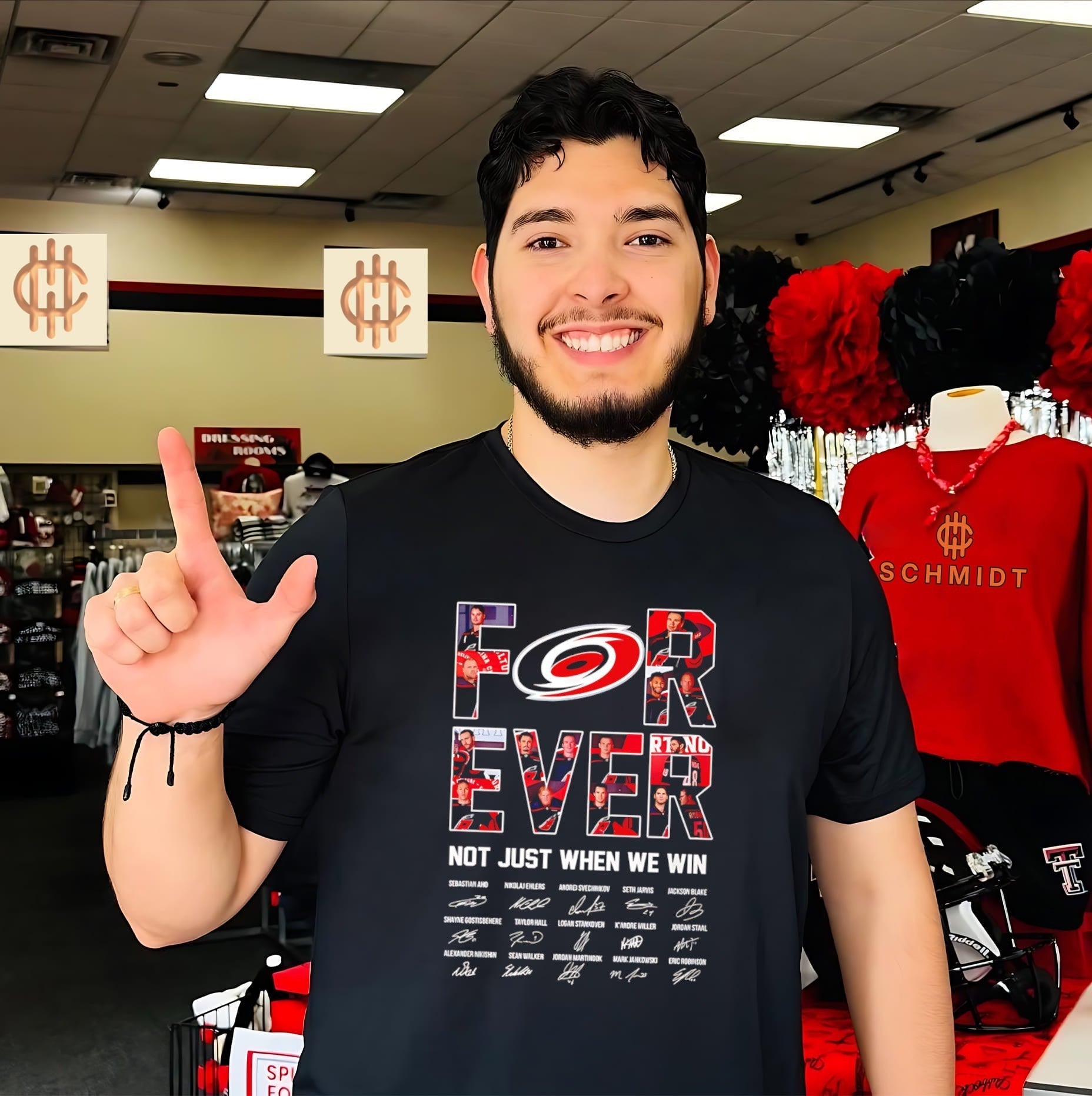 Carolina Hurricanes forever not just when we win signature shirt Unisex T-shirt, Sweatshirt, Hoodie, Long Sleeve Tee - T-Shirt, Sweatshirt, Hoodie