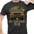 Carry My Wayward Son Sunset Vintage Shirt Supernatural Vintage Woman Man T-Shirts, Hoodie, Sweatshirt - T-Shirt, Sweatshirt, Hoodie