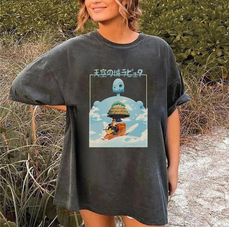 Castle Sky Kawaii Sheeta Shirt Studio Ghibli Shirt Hayao Miyazaki T-Shirts, Hoodie, Sweatshirt - T-Shirt, Sweatshirt, Hoodie