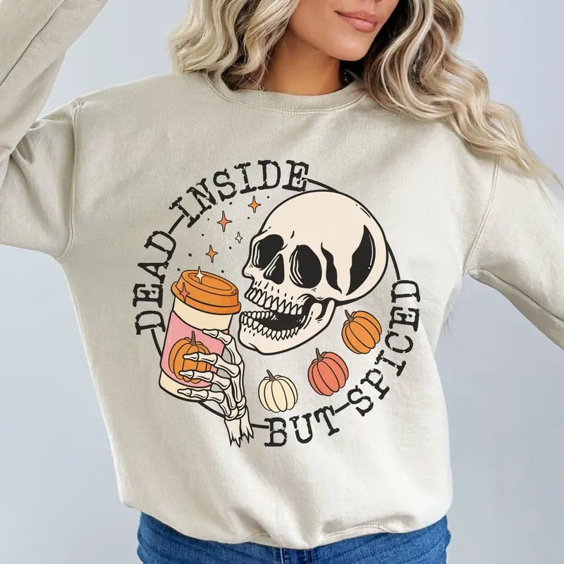 Casual & 'D&AD Inside' Spice Pumpkin Latte Cozy Fall Drink Shirt Coffee Lovers Unique T-Shirts, Hoodie, Sweatshirt - T-Shirt, Sweatshirt, Hoodie