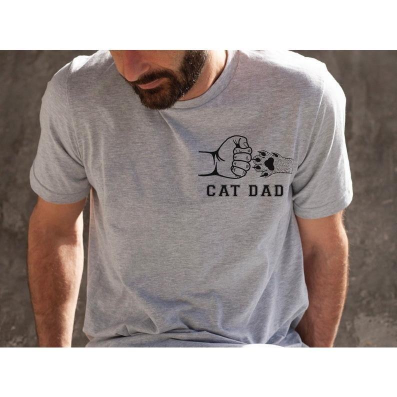 Cat Dad Cat Dad Cat Lover Shirt Him Cat Themed Cat Dad Cat Dad Shirt Cat Lover Dad Cat T-Shirts, Hoodie, Sweatshirt - T-Shirt, Sweatshirt, Hoodie