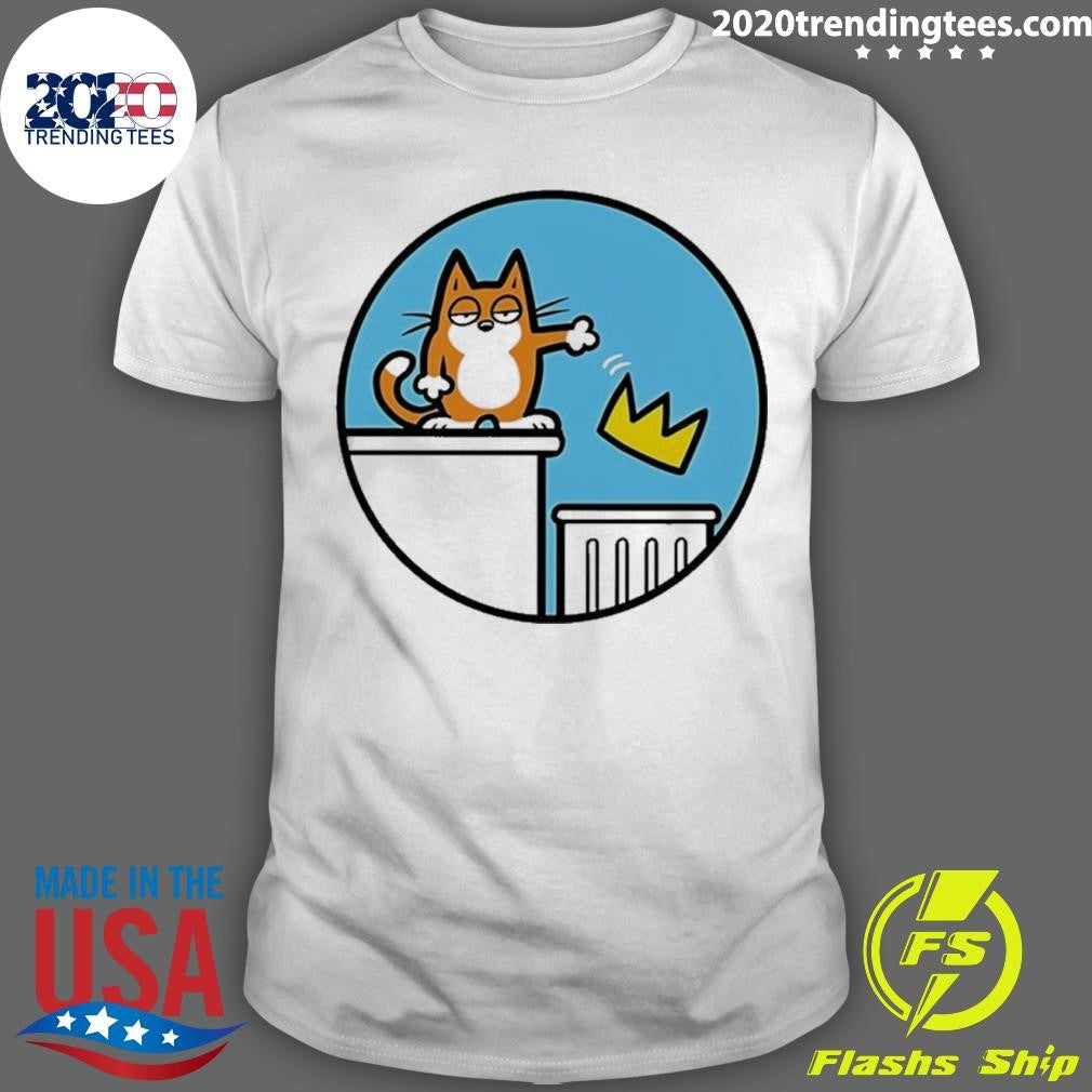 Cat No Kings Day Meme Shirt Unisex T-shirt, Sweatshirt, Hoodie, Long Sleeve Tee - T-Shirt, Sweatshirt, Hoodie