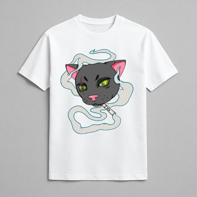 Cat Smoking Funny Y2k Vintage Y2k 2000s Nostalgia Cotton Menswear Womenswear Underwear Streetwear Top Summer T-Shirts, Hoodie, Sweatshirt - T-Shirt, Sweatshirt, Hoodie