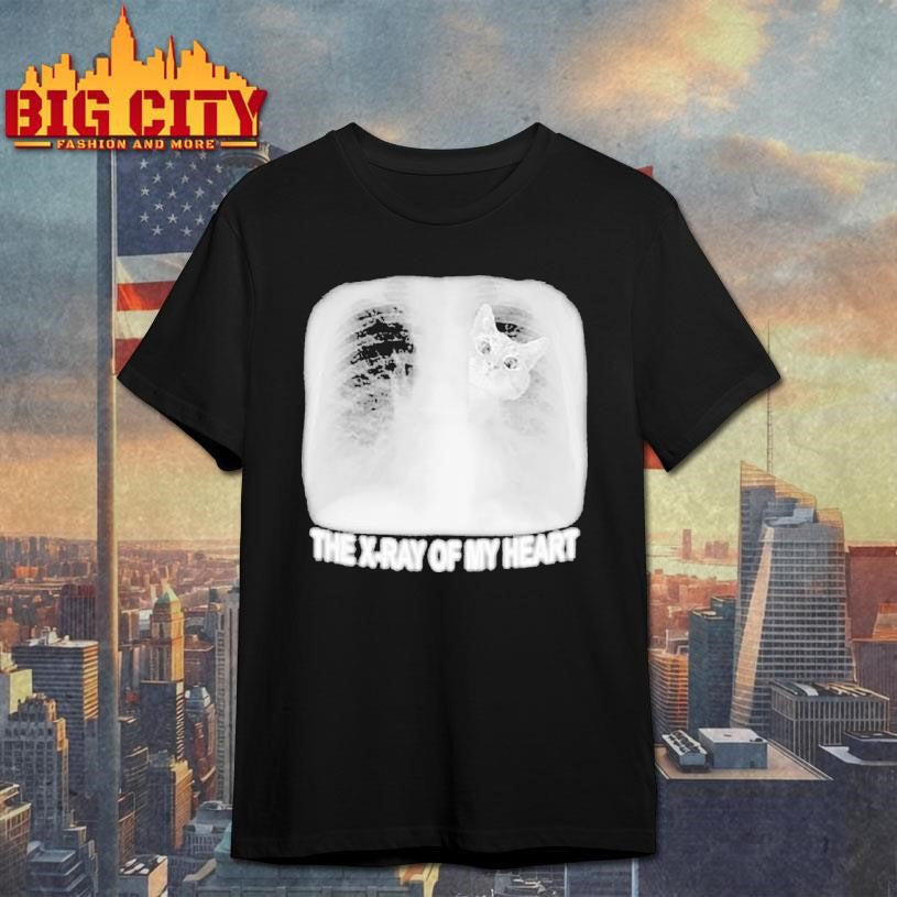 Cat The X-ray Of My Heart Shirt Unisex T-shirt, Sweatshirt, Hoodie, Long Sleeve Tee - T-Shirt, Sweatshirt, Hoodie
