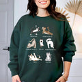 Cat Yoga Poses Namaste Yoga Cat Cute Yogi Cat Meditation Cat T-Shirts, Hoodie, Sweatshirt - T-Shirt, Sweatshirt, Hoodie