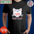 Cat ladies for President Trump 2024 because cat food prices matter shirt Unisex T-shirt, Sweatshirt, Hoodie, Long Sleeve Tee - T-Shirt, Sweatshirt, Hoodie