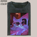 Cat Lover Club Cat Cute Vintage Funny Cat Shirt Streetwear Top Cotton T-Shirts, Hoodie, Sweatshirt - T-Shirt, Sweatshirt, Hoodie