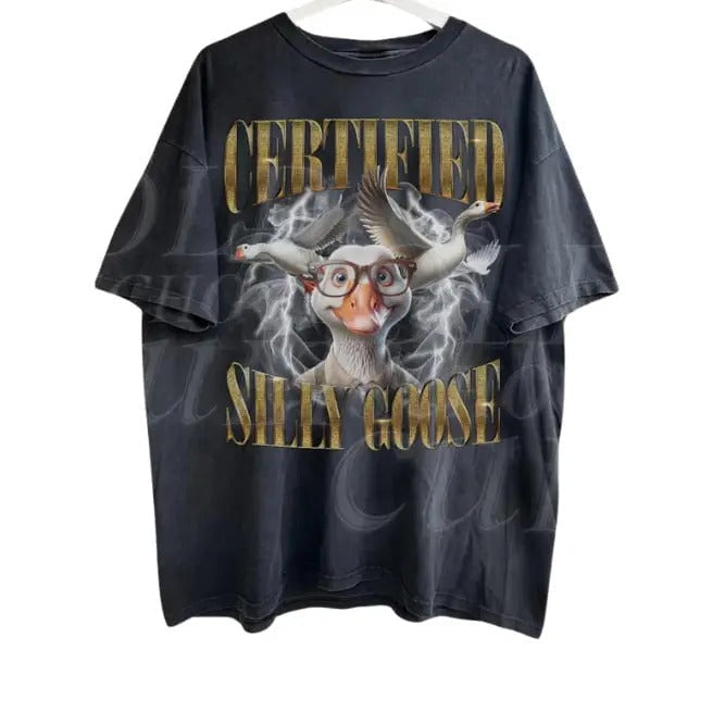 Certified Silly Goose Funny Bootleg Vintage 90s Retro 80s Silly Goose Shirt Funny Retro Joke Rap Shirt Gag T-Shirts, Hoodie, Sweatshirt - T-Shirt, Sweatshirt, Hoodie