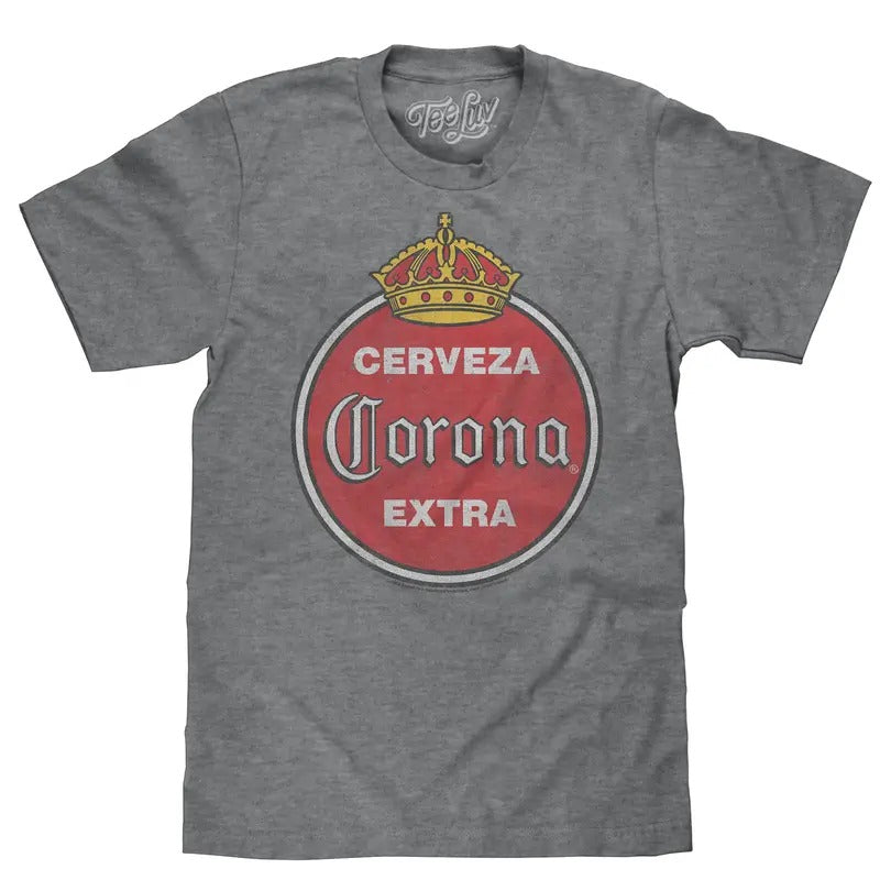 Cerveza Corona Extra Logo Gray T-Shirts, Hoodie, Sweatshirt - T-Shirt, Sweatshirt, Hoodie