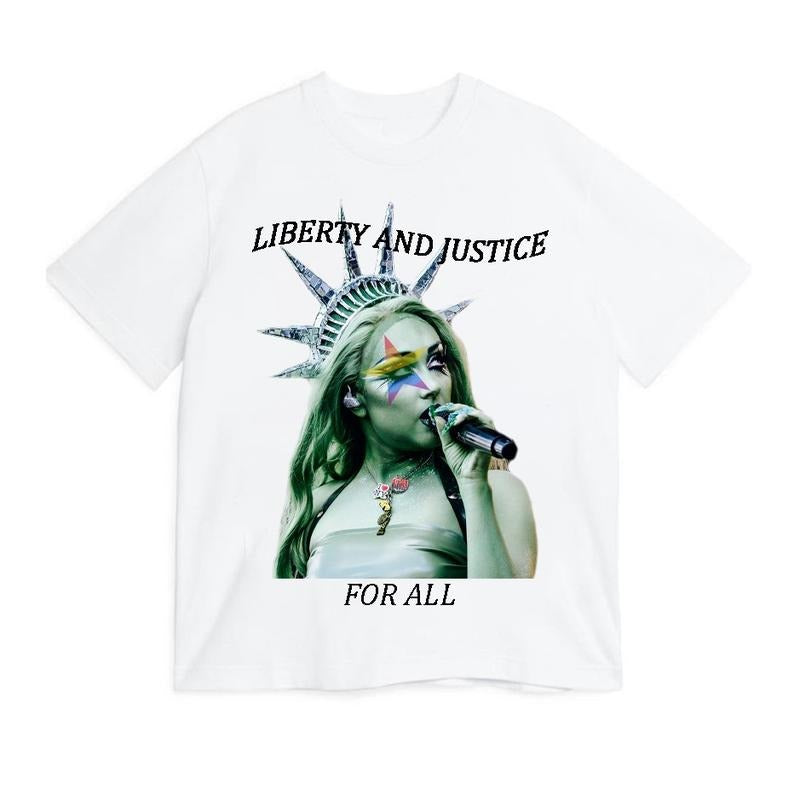 Chappell Roan Lady Liberty Music 2024 Trend Shirt T-Shirts, Hoodie, Sweatshirt - T-Shirt, Sweatshirt, Hoodie