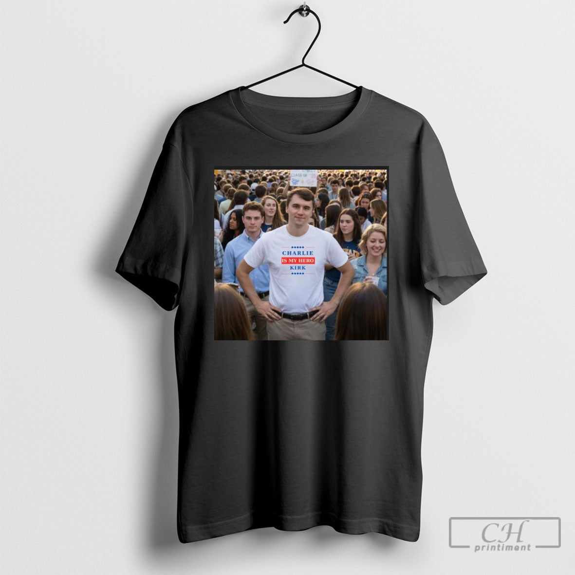 Charlie Kirk Freedom Is My Hero Unisex T-shirt, Sweatshirt, Hoodie, Long Sleeve Tee - T-Shirt, Sweatshirt, Hoodie