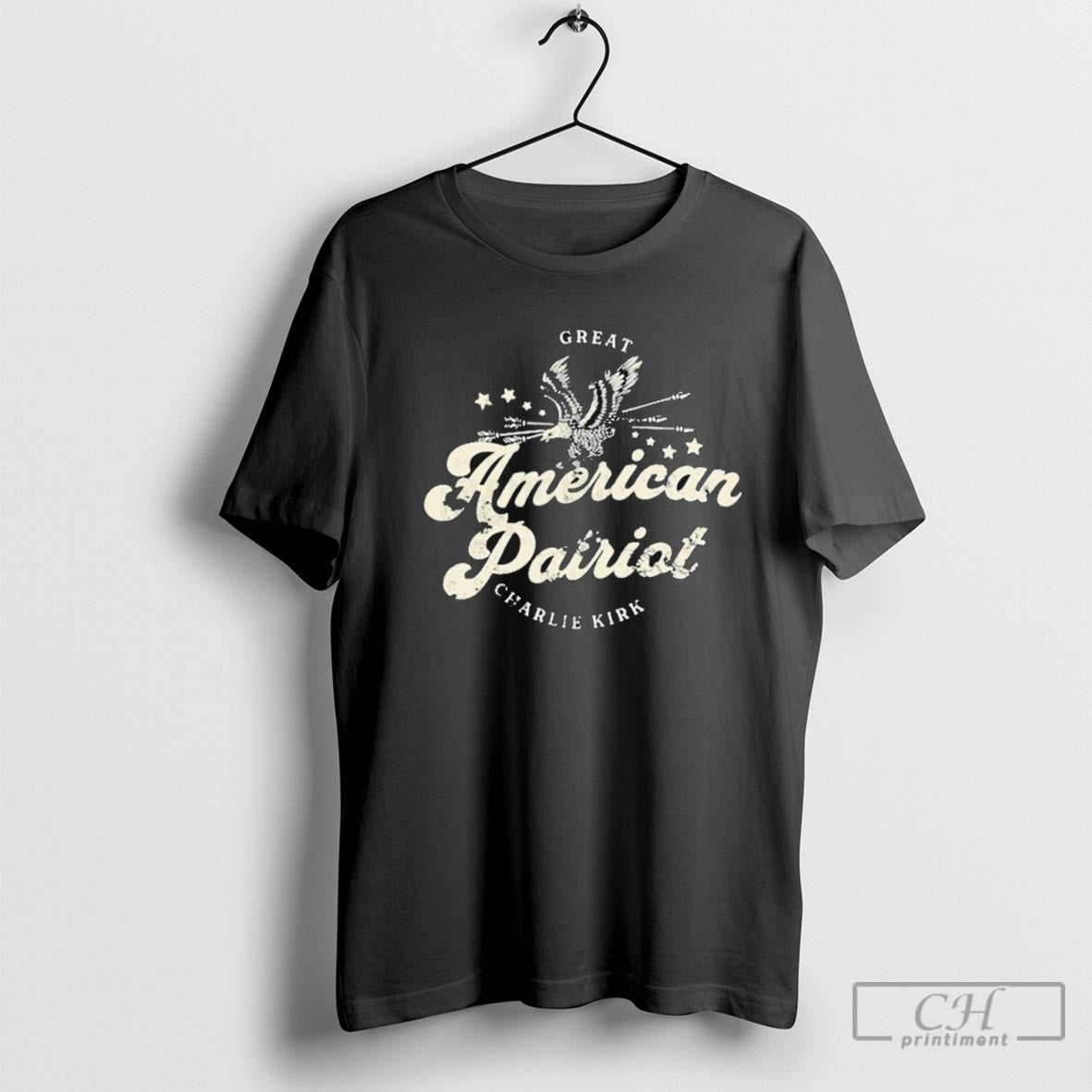 Charlie Kirk Great American Patriot Eagle Shirt Sweater Unisex T-shirt, Sweatshirt, Hoodie, Long Sleeve Tee - T-Shirt, Sweatshirt, Hoodie