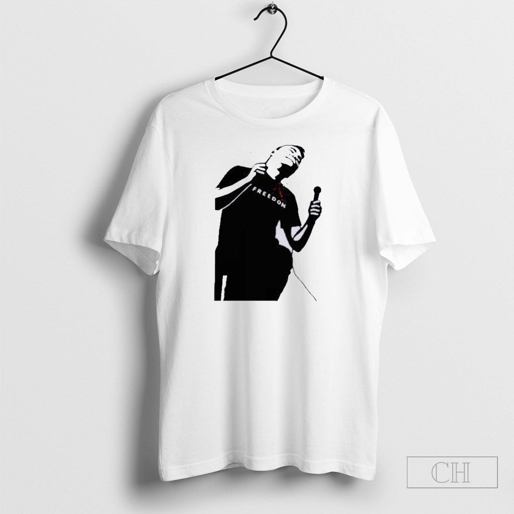 Charlie Kirk Shot Freedom Unisex T-shirt, Sweatshirt, Hoodie, Long Sleeve Tee - T-Shirt, Sweatshirt, Hoodie