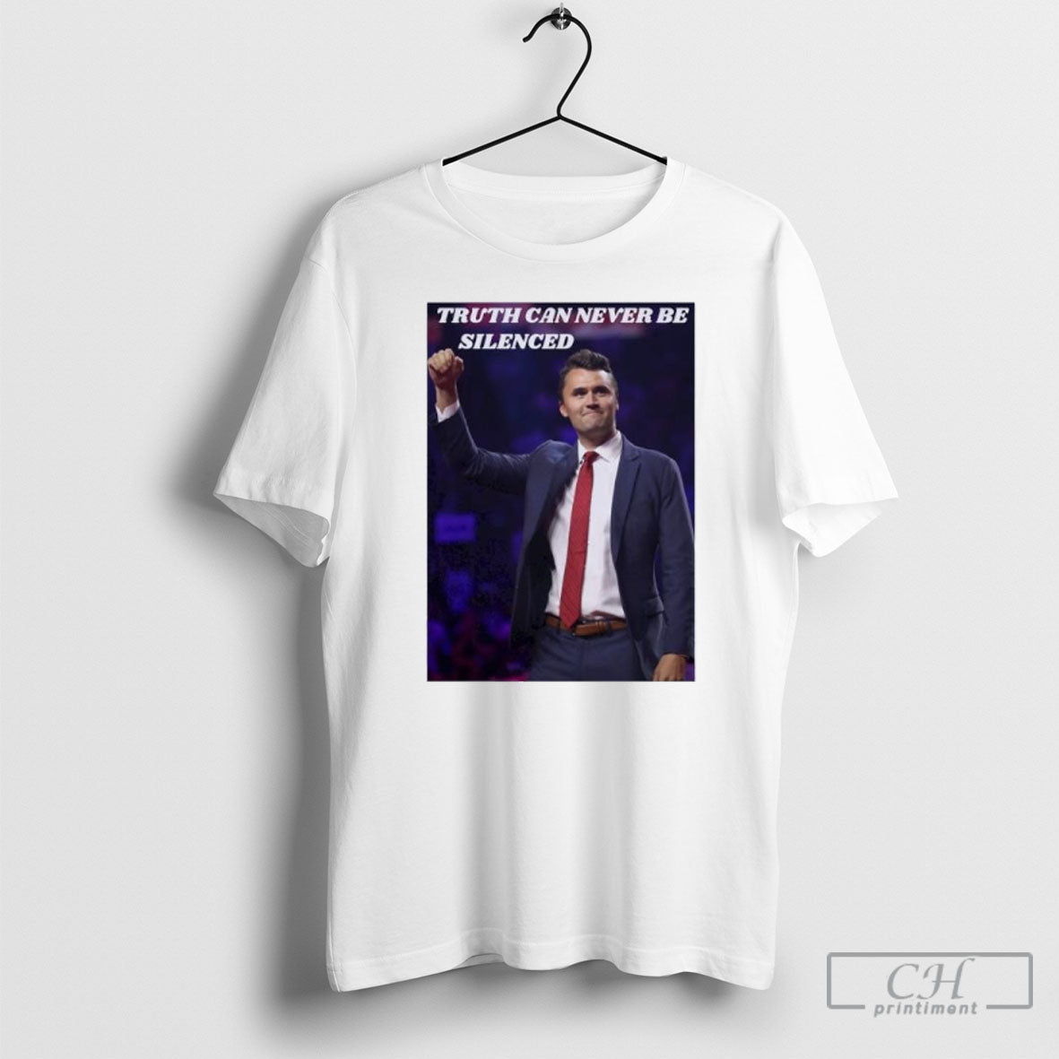 Charlie Kirk The Truth Can Never Be Silenced Unisex T-shirt, Sweatshirt, Hoodie, Long Sleeve Tee - T-Shirt, Sweatshirt, Hoodie