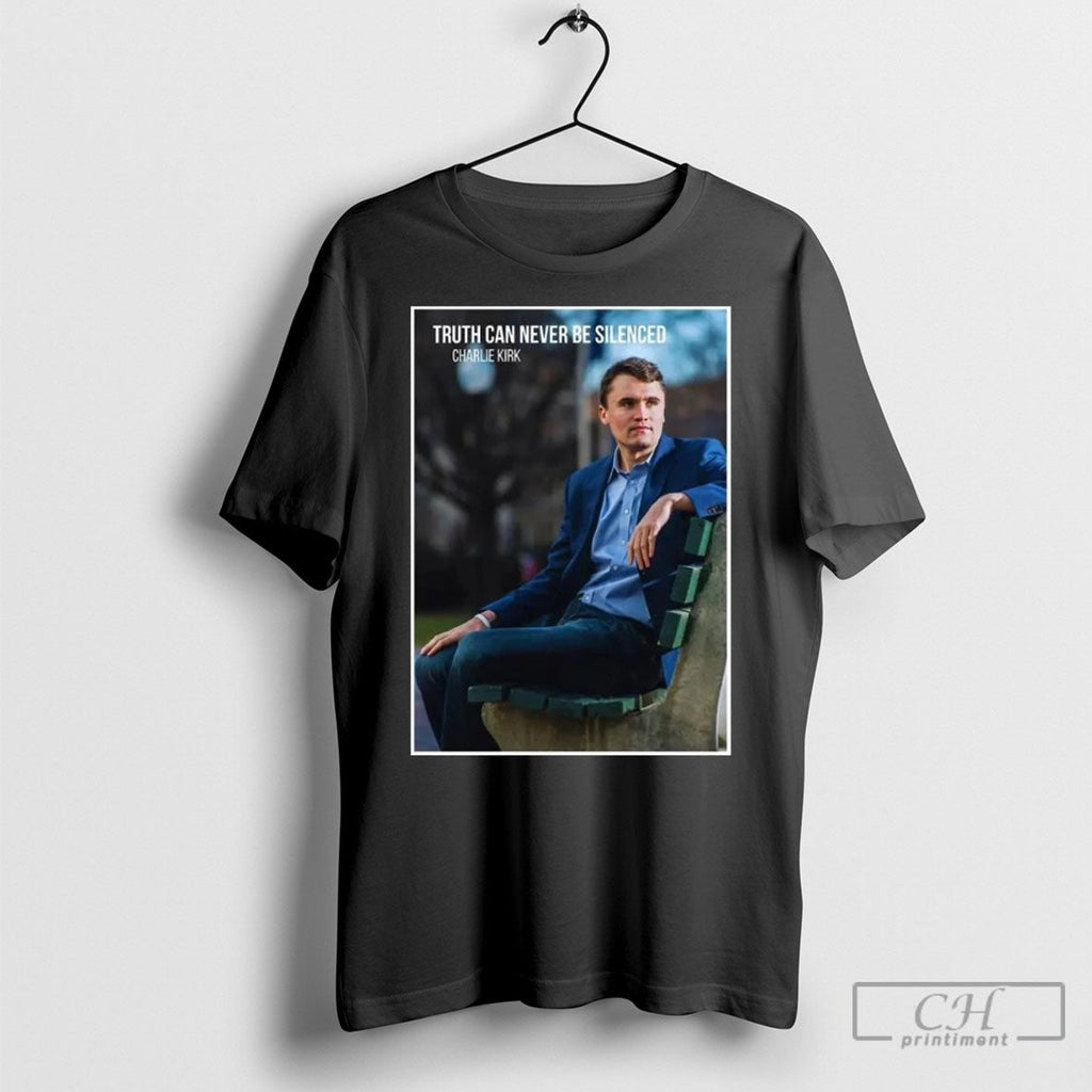 Charlie Kirk Truth Can Never Be Silenced 2025 Shirt Sweater Unisex T-shirt, Sweatshirt, Hoodie, Long Sleeve Tee - T-Shirt, Sweatshirt, Hoodie