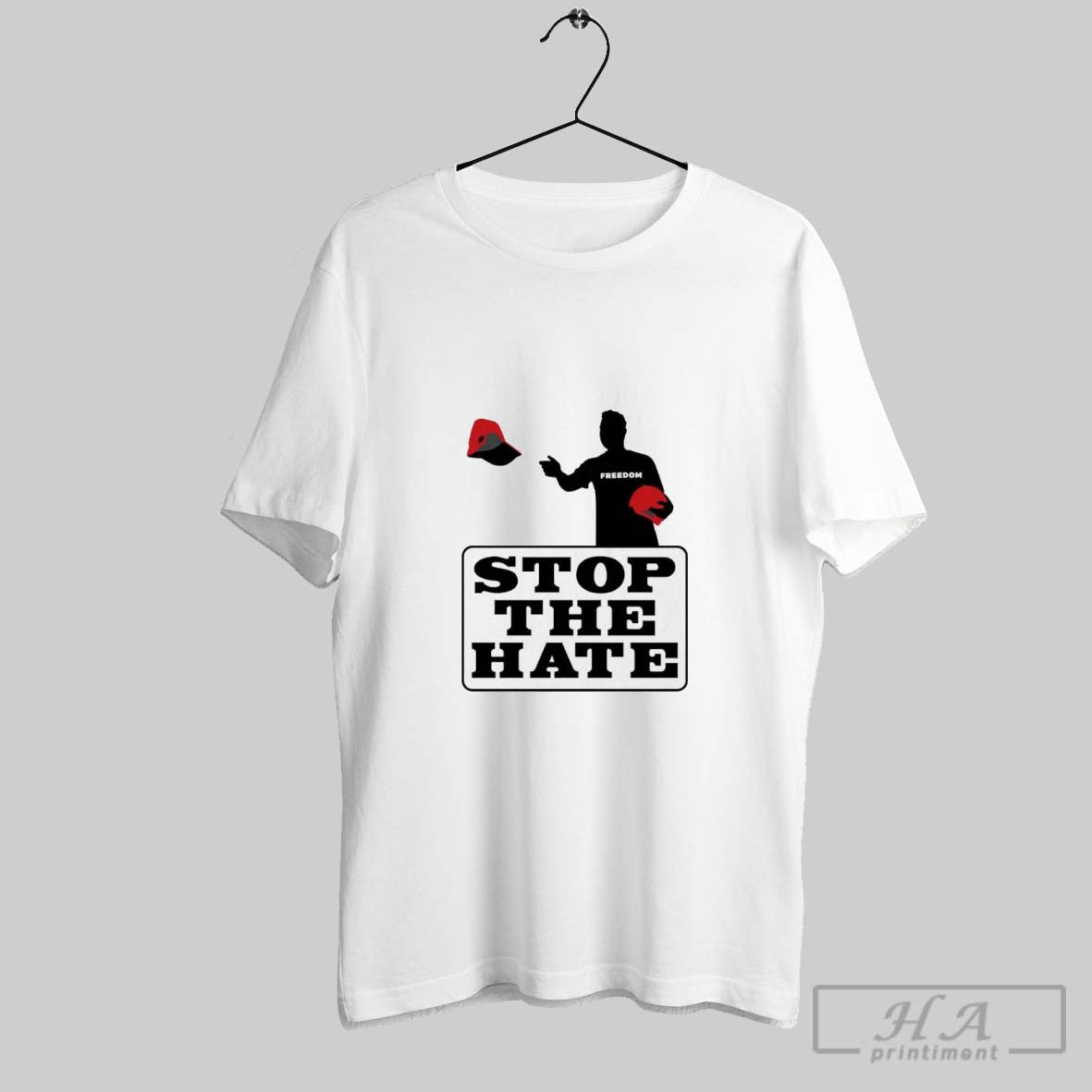 Charlie Kirk Stop The Hate Memorial Unisex T-shirt, Sweatshirt, Hoodie, Long Sleeve Tee - T-Shirt, Sweatshirt, Hoodie