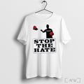 Charlie Kirk Wearing Freedom Stop The Hate T Shirt Sweatshirt Png Unisex T-shirt, Sweatshirt, Hoodie, Long Sleeve Tee - T-Shirt, Sweatshirt, Hoodie