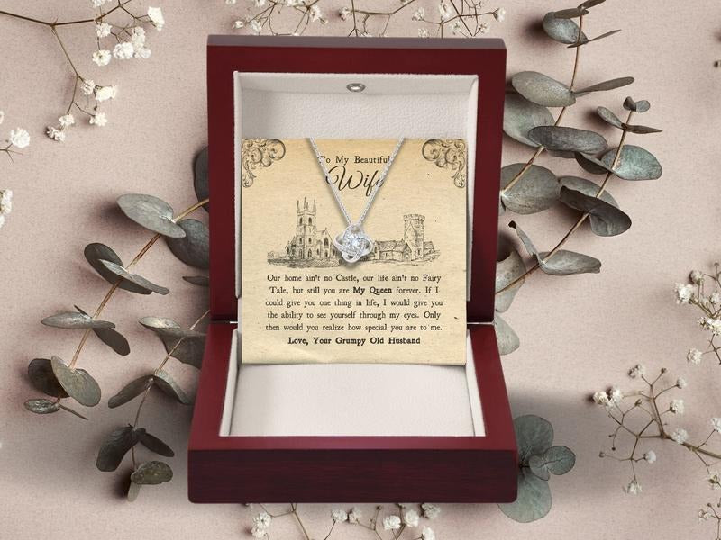 My Wife Necklace Personalized Message Card Ideal Anniversary Love Necklace Her Box Jewelry Surprise T-Shirts, Hoodie, Sweatshirt - T-Shirt, Sweatshirt, Hoodie