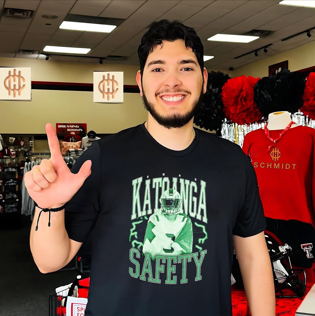 Chaz Katoanga Safety football defensive back graphic shirt Unisex T-shirt, Sweatshirt, Hoodie, Long Sleeve Tee - T-Shirt, Sweatshirt, Hoodie
