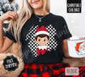 Checkered Elf Comfort Colors T-Shirts, Hoodie, Sweatshirt - T-Shirt, Sweatshirt, Hoodie