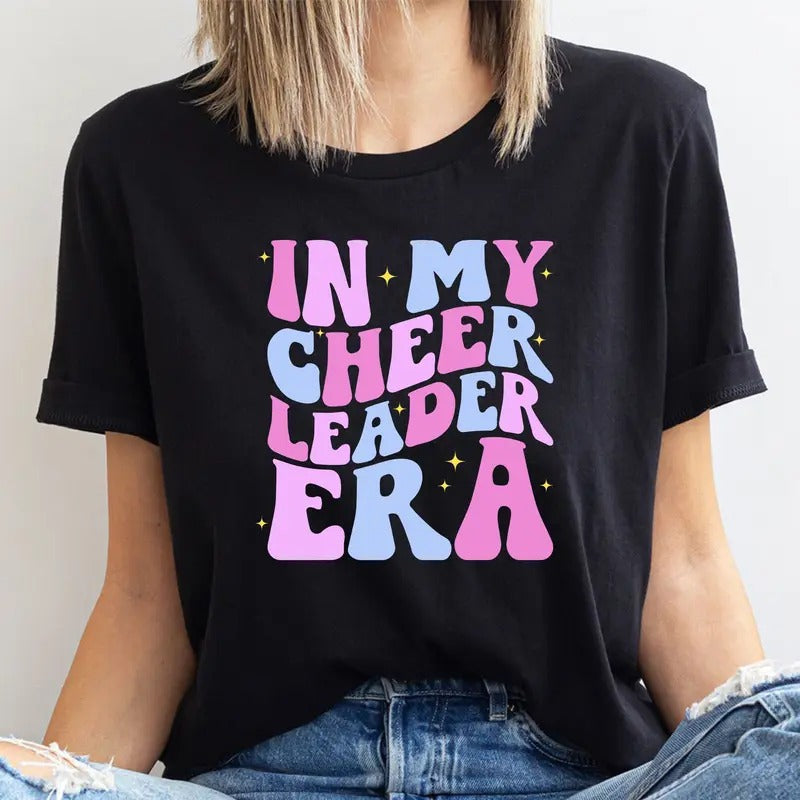 Cheerleader Shirt My Cheerleader Era Retro Cheer Leader Shirt Cheer Leader Her Cheer Leader Funny Era T-Shirts, Hoodie, Sweatshirt - T-Shirt, Sweatshirt, Hoodie