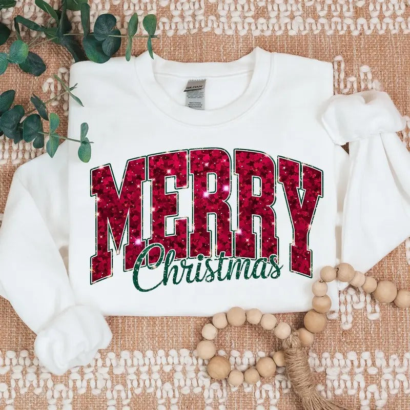Chenille Patch Shirts Merry Cute Winter Unique Merry T-Shirts, Hoodie, Sweatshirt - T-Shirt, Sweatshirt, Hoodie