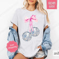 Cherry Disco Bow Shirt Gildan New Year'S 2025 NYE Plus Sizes T-Shirts, Hoodie, Sweatshirt - T-Shirt, Sweatshirt, Hoodie
