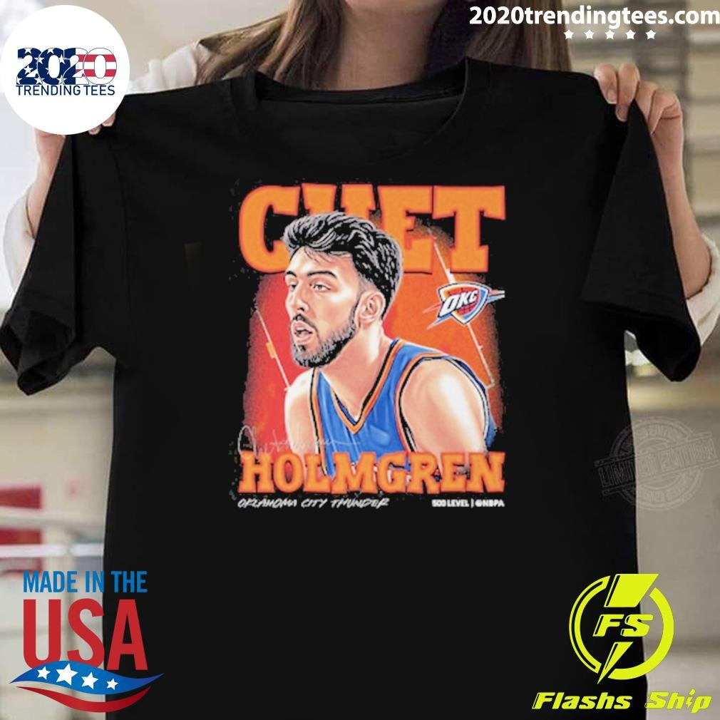 Chet Holmgren Oklahoma City Thunder Mens Apparel & Gifts Tee Shirt Unisex T-shirt, Sweatshirt, Hoodie, Long Sleeve Tee - T-Shirt, Sweatshirt, Hoodie