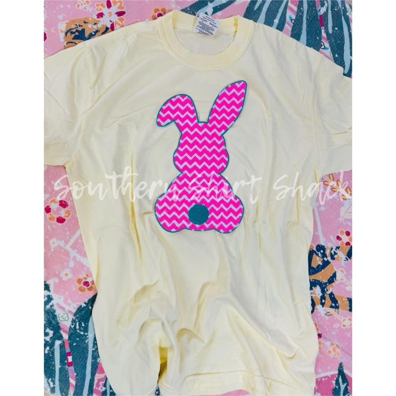 Chevron Sequin Bunny Easter Banana Comfort Colors T-Shirts, Hoodie, Sweatshirt - T-Shirt, Sweatshirt, Hoodie