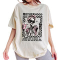 ChicCotton Motherhood Comfort Colors Shirt Funny Mom Life Funny Leopard Skeleton Mama Cool Mom T-Shirts, Hoodie, Sweatshirt - T-Shirt, Sweatshirt, Hoodie