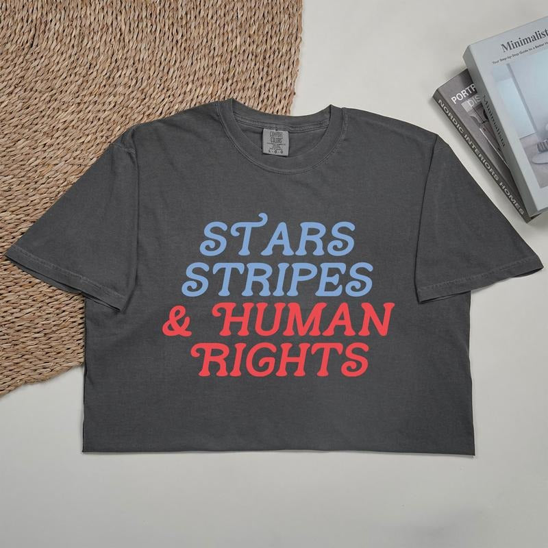 ChicCotton Stars Stripes Human Rights Comfort Colors Shirt Equality Social Justice Liberal Activism Outfits T-Shirts, Hoodie, Sweatshirt - T-Shirt, Sweatshirt, Hoodie