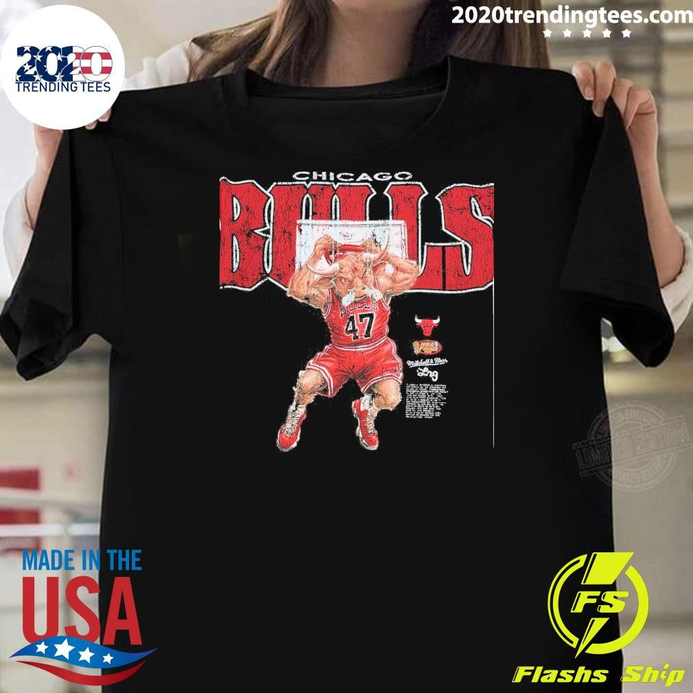 Chicago Bulls Mitchell & Ness x LRG Wild Art Shirt Unisex T-shirt, Sweatshirt, Hoodie, Long Sleeve Tee - T-Shirt, Sweatshirt, Hoodie