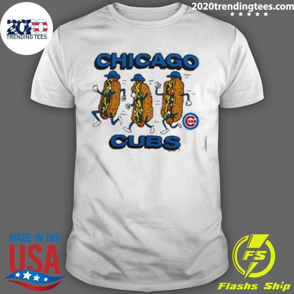 Chicago Cubs Homage Hot Dog Race Shirt Unisex T-shirt, Sweatshirt, Hoodie, Long Sleeve Tee - T-Shirt, Sweatshirt, Hoodie