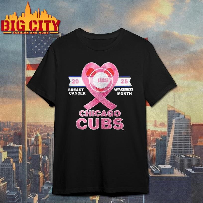 Chicago Cubs Strike Out Breast Cancer Shirt Unisex T-shirt, Sweatshirt, Hoodie, Long Sleeve Tee - T-Shirt, Sweatshirt, Hoodie
