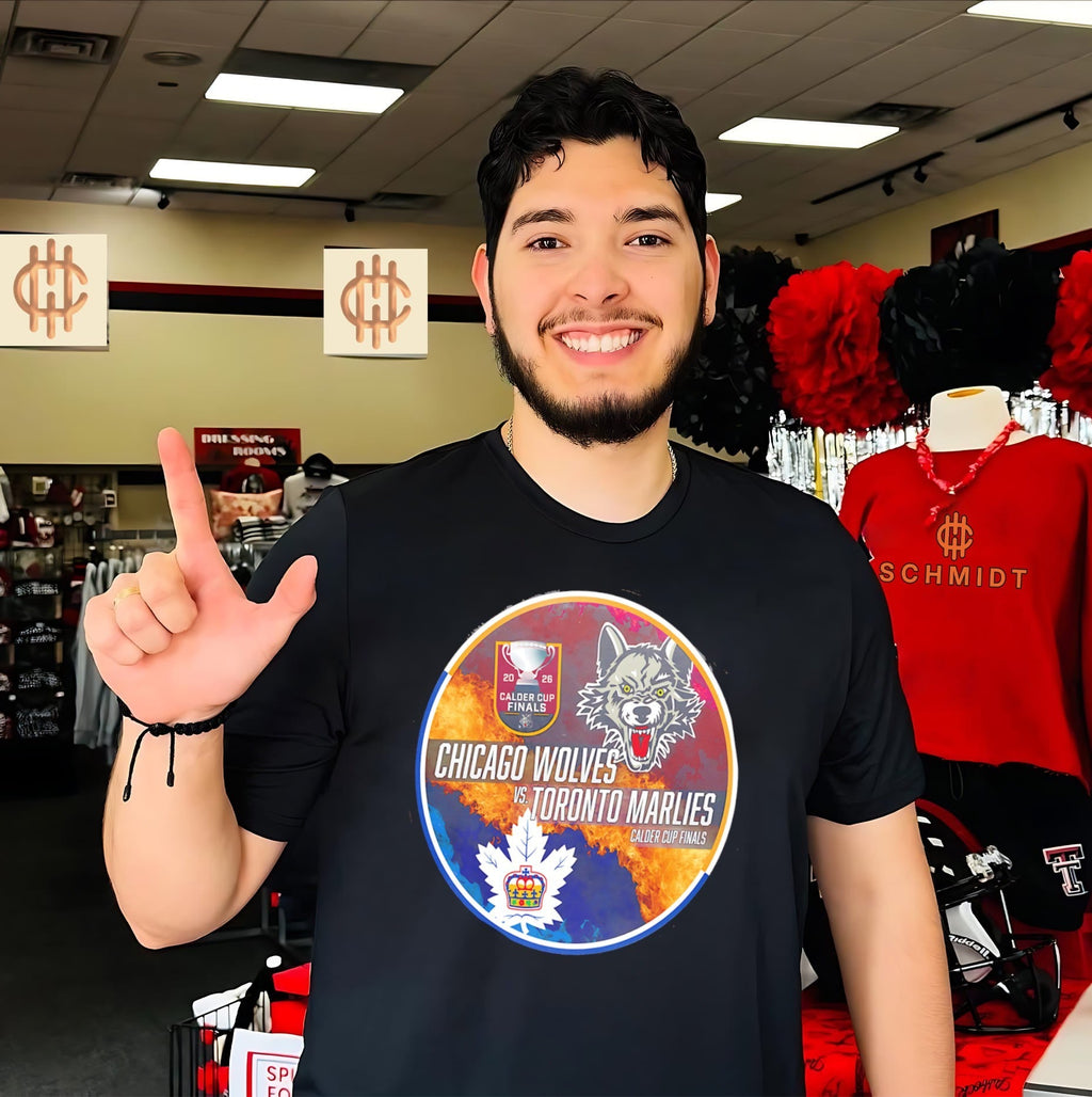 Chicago Wolves vs Toronto Marlies 2026 Calder Cup Finals Matchup shirt Unisex T-shirt, Sweatshirt, Hoodie, Long Sleeve Tee - T-Shirt, Sweatshirt, Hoodie