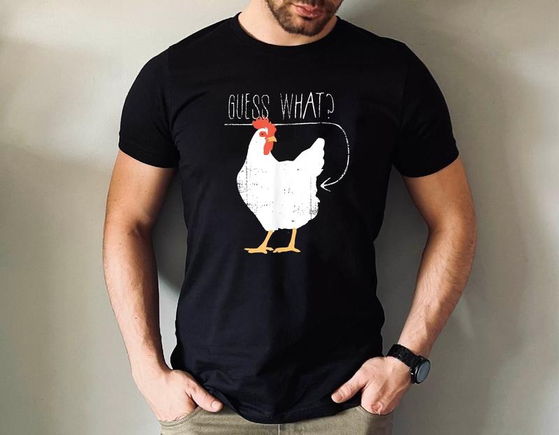Chicken Dad Shirt Guess What Chicken Butt Shirt Funny Dad Joke Shirt Dad Shirt Chicken Lover Shirt T-Shirts, Hoodie, Sweatshirt - T-Shirt, Sweatshirt, Hoodie