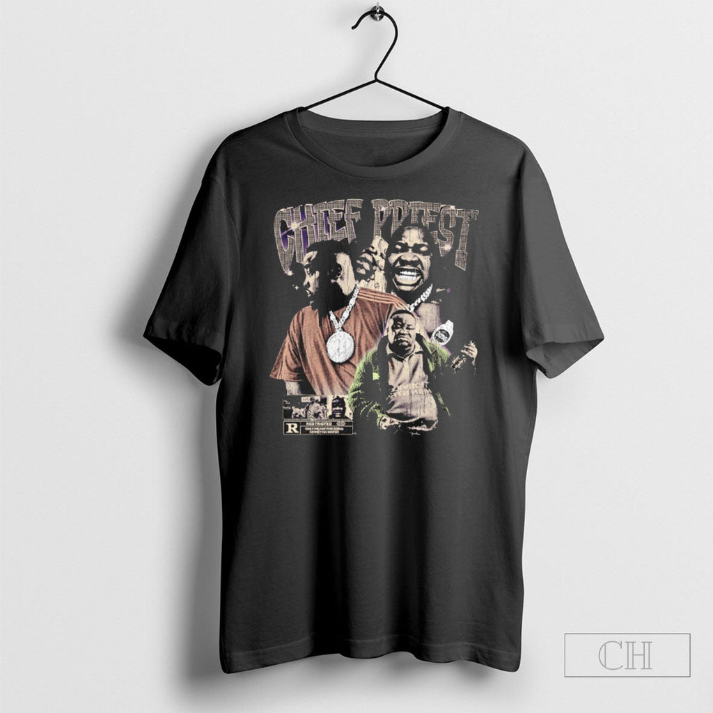 Chief Priest Rapper Graphic Unisex T-shirt, Sweatshirt, Hoodie, Long Sleeve Tee - T-Shirt, Sweatshirt, Hoodie