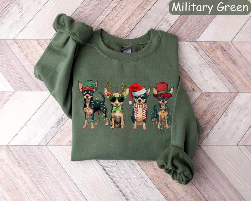 Chihuahua Dog Lover Chihuahua Shirt Dog Mom Shirt Xmas Shirt T-Shirts, Hoodie, Sweatshirt - T-Shirt, Sweatshirt, Hoodie