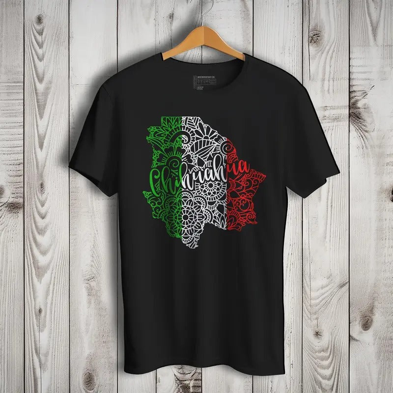 Chihuahua Mexico Patriotic Mexican Short Sleeve Playera Patriota De Mexico Casual T-Shirts, Hoodie, Sweatshirt - T-Shirt, Sweatshirt, Hoodie