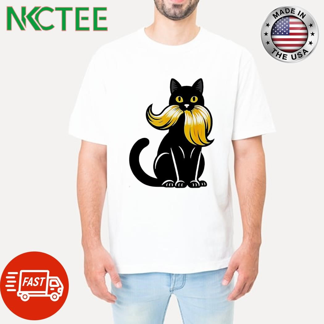 Childless Cat Lady gnawing Donald Trump hat shirt Unisex T-shirt, Sweatshirt, Hoodie, Long Sleeve Tee - T-Shirt, Sweatshirt, Hoodie
