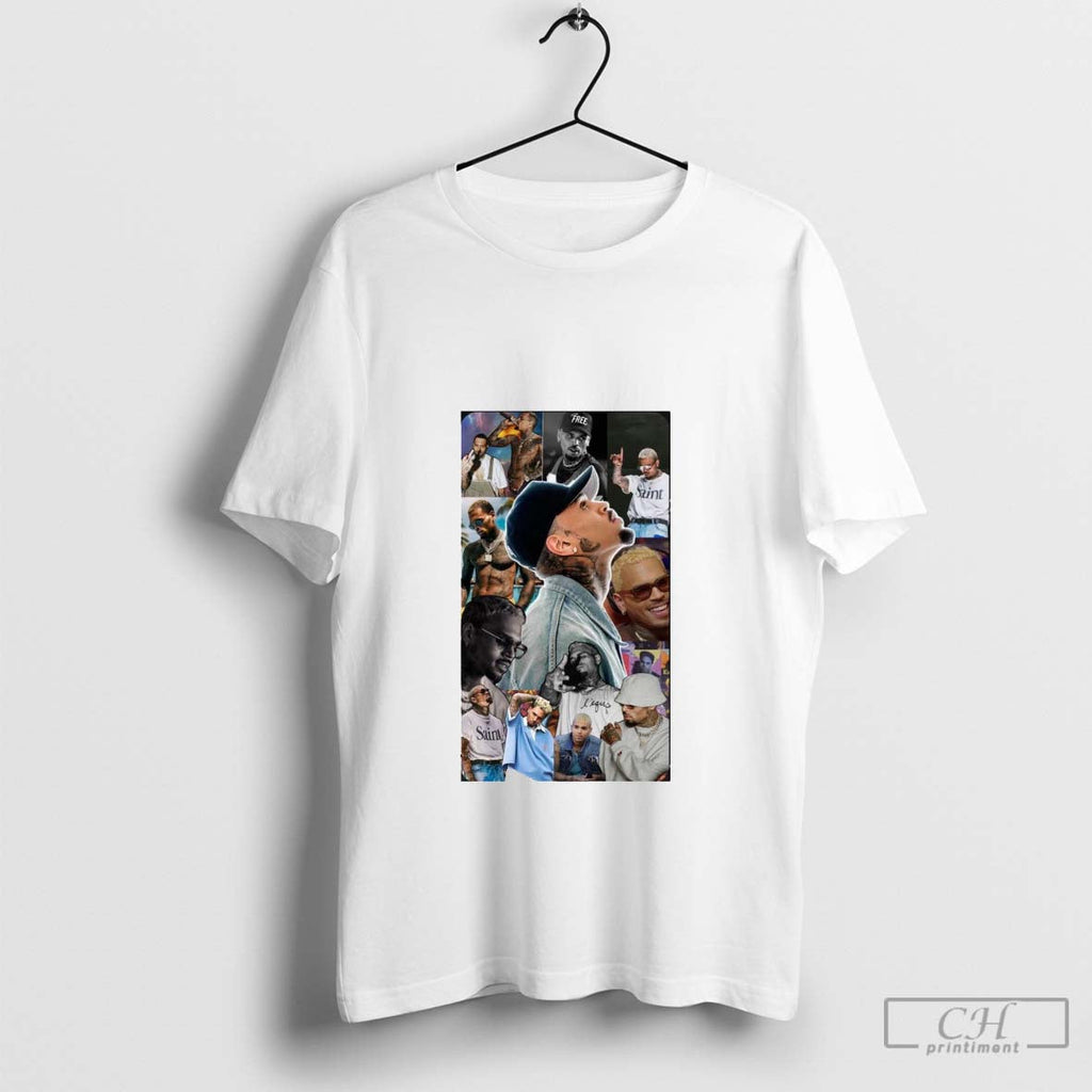 Chris Brown Collage Shirt Classic Tee Unisex T-shirt, Sweatshirt, Hoodie, Long Sleeve Tee - T-Shirt, Sweatshirt, Hoodie