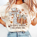 Christian Fall Coquette Gold Glitter Pumpkin Jesus Cross Dalmatian Dots Praise Him T-Shirts, Hoodie, Sweatshirt - T-Shirt, Sweatshirt, Hoodie