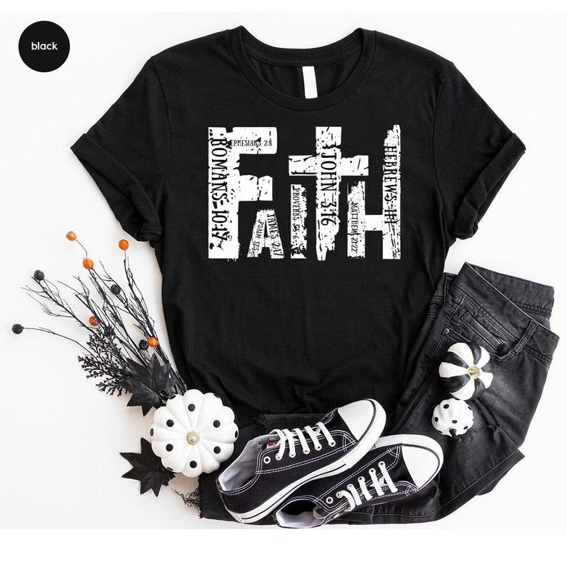 Christian Shirt Bible Verse Religious Retro Faith Christian Cross Genderneutral T43 T-Shirts, Hoodie, Sweatshirt - T-Shirt, Sweatshirt, Hoodie