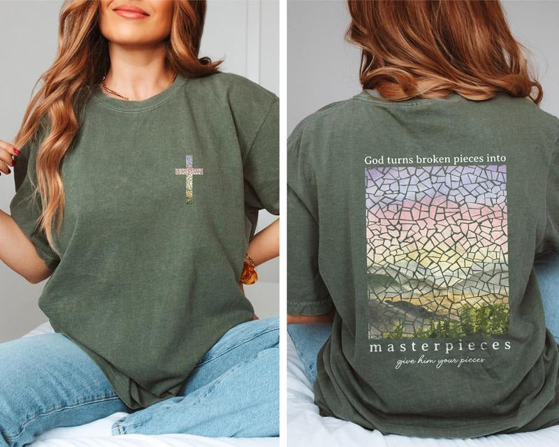 Christian Shirts Bible Verse Shirt Christian Religious Jesus Shirt Christian Baptism Her T-Shirts, Hoodie, Sweatshirt - T-Shirt, Sweatshirt, Hoodie