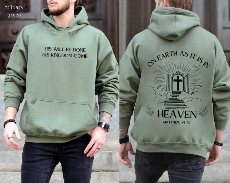 Christian Bible Verse Church Godly Christian Matthew 6 Kingdom Come Godly Bible Verse T-Shirts, Hoodie, Sweatshirt - T-Shirt, Sweatshirt, Hoodie