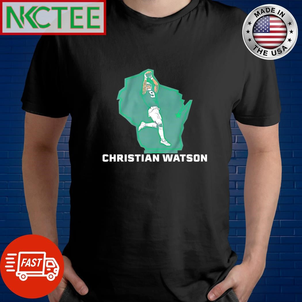 Christian Watson 9 State Star Shirt Unisex T-shirt, Sweatshirt, Hoodie, Long Sleeve Tee - T-Shirt, Sweatshirt, Hoodie
