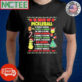 Christmas 12 Days Of Pickleball Shirt Unisex T-shirt, Sweatshirt, Hoodie, Long Sleeve Tee - T-Shirt, Sweatshirt, Hoodie