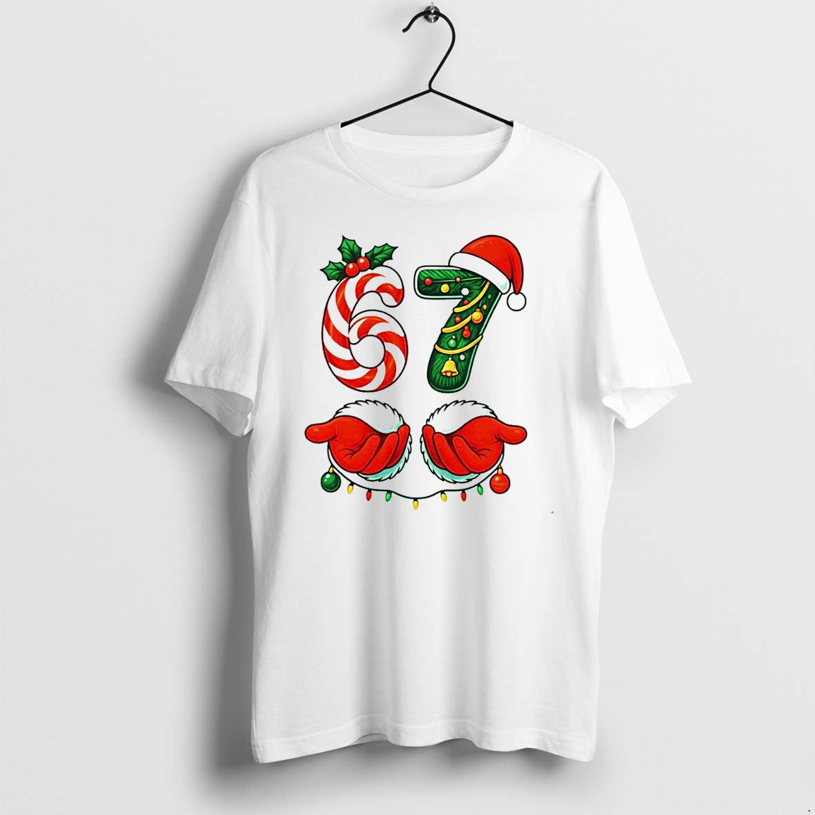 Christmas 6 7 Meme Festive Gen Alpha Slang Tshirts Sweater Hoodie Jpg Unisex T-shirt, Sweatshirt, Hoodie, Long Sleeve Tee - T-Shirt, Sweatshirt, Hoodie