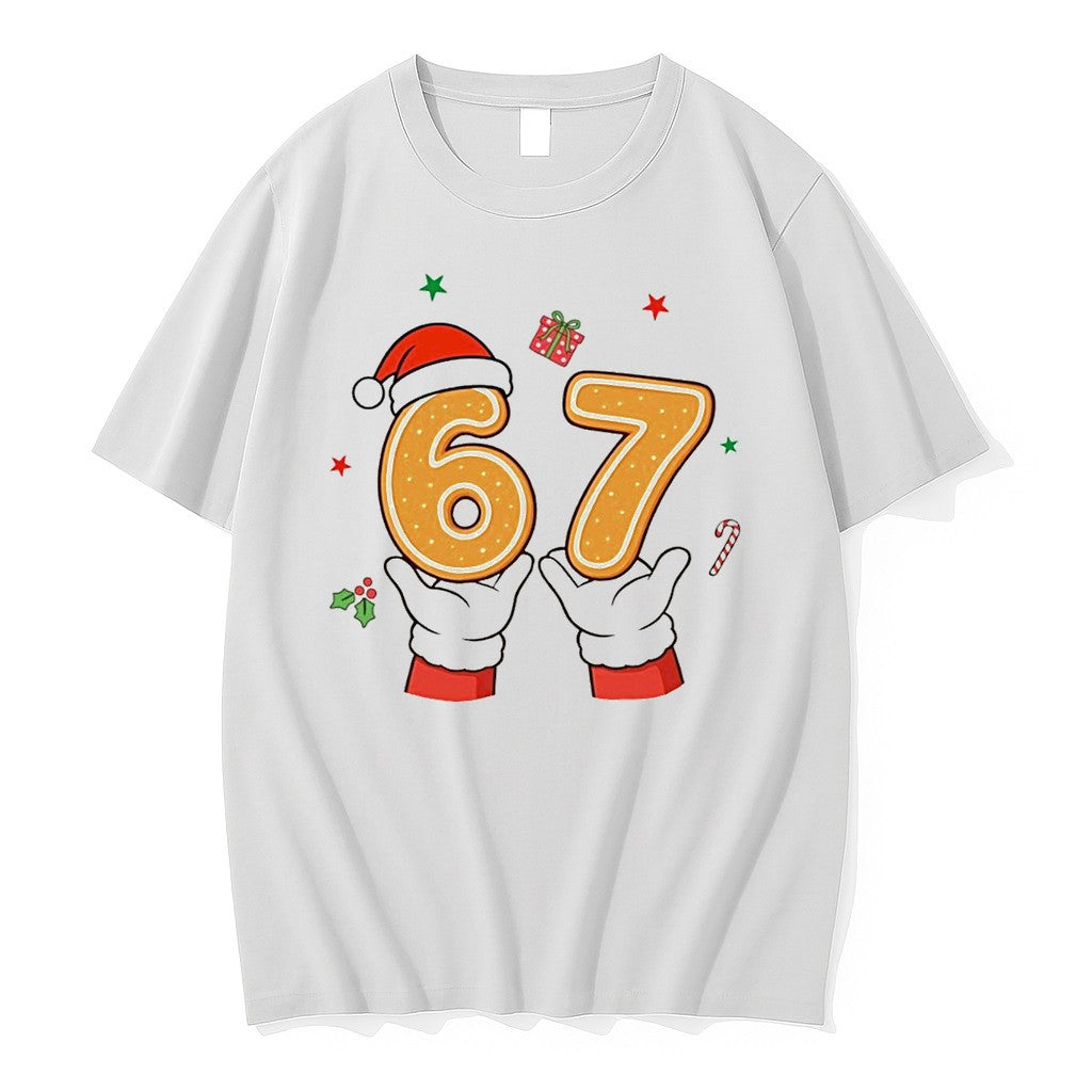 Christmas 67 Six Seven Cookies Santa Tshirts Sweater Hoodie Jpg Unisex T-shirt, Sweatshirt, Hoodie, Long Sleeve Tee - T-Shirt, Sweatshirt, Hoodie